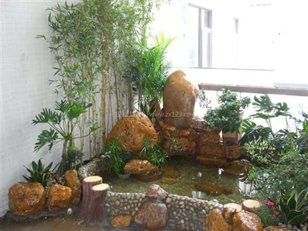 假山鱼池